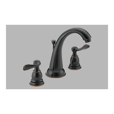Delta Windemere Widespread Bathroom Faucet with Double Lever Handles