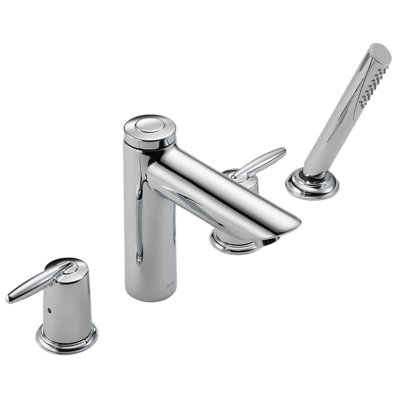 Delta Grail Widespread Roman Tub Faucet Trim with Hand Shower