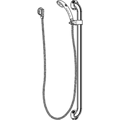 Delta Two Function White Volume Control Hand Shower Valve