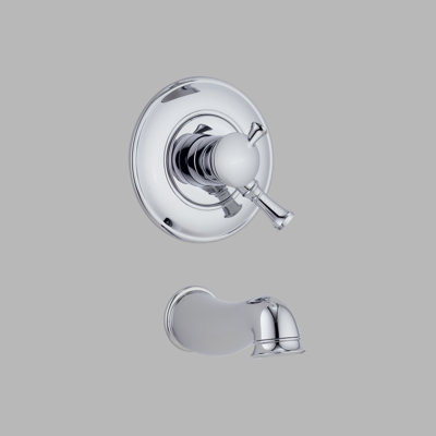 Delta Lockwood Single Handle Wall Mount Monitor 17 Series Tub Only Faucet with Volume Control