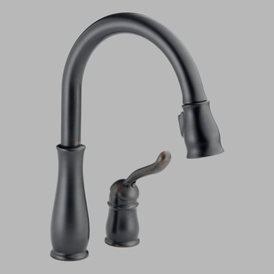 Delta Leland Single Handle Widespread Water Efficient Pull-Down Kitchen Faucet