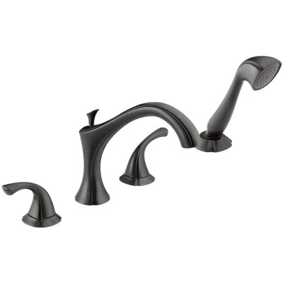 Delta Addison Roman Tub Faucet Trim with Handshower