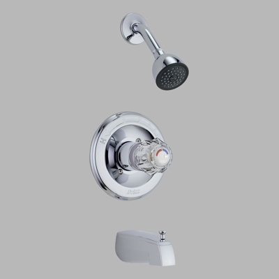 Delta Classic Monitor 13 Series Tub and Shower Trim in Chrome
