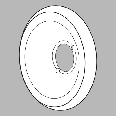 Delta Escutcheon Plate Shower Faucet for Monitor