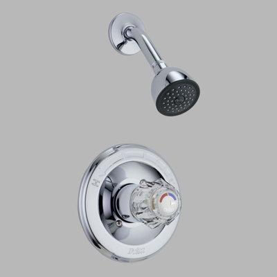 Delta Classic Thermostatic Pressure Balanced Shower Faucet Trim with Knob Handle in Chrome