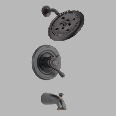 Delta H2Okinetic Leland Diverter Tub and Shower Faucet Trim