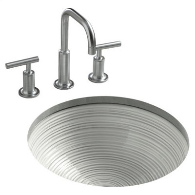 Kohler Bathroom Design on Kohler Twirl Design On Camber Undermount Bathroom Sink   Wayfair