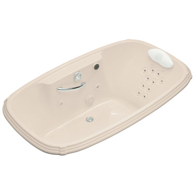 Kohler Portrait 67" x 42" Drop-in Whirlpool with Massage Experience and Left-Hand Pump