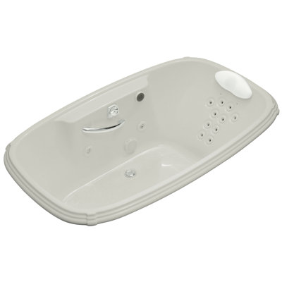 Kohler Portrait 67" x 42" Drop-in Whirlpool with Massage Experience and Left-Hand Pump