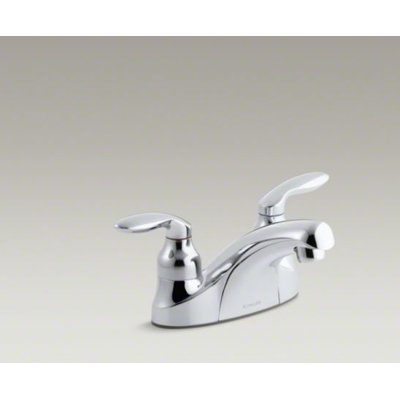 Kohler Bathroom Sink on Kohler Coralais Centerset Bathroom Sink Faucet With Lever Handles