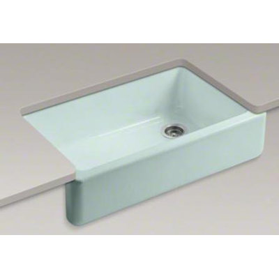 Kohler Whitehaven Self-Trimming 35.69" x 21.56" x 9.63" Under-Mount Single-Bowl Sink with Tall Apron