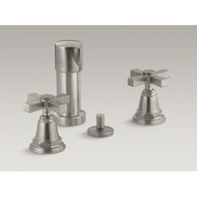 Kohler Pinstripe Pure Vertical Spray Bidet Faucet with Cross Handles