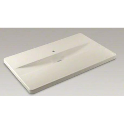 Kohler Iron/Occasions Island Integrated Top and Single-Bowl Kitchen Sink with Single Faucet Hole