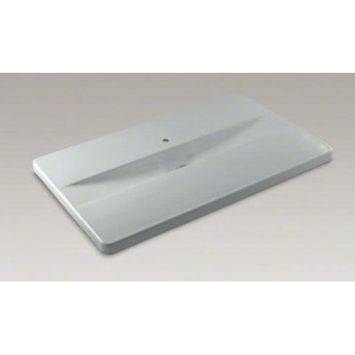 Kohler Iron/Occasions Island Integrated Top and Single-Bowl Kitchen Sink with Single Faucet Hole