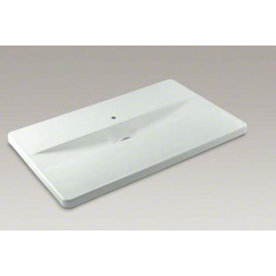 Kohler Iron/Occasions Island Integrated Top and Single-Bowl Kitchen Sink with Single Faucet Hole