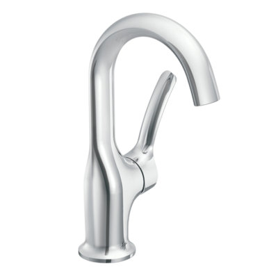 Moen Faucets Bathroom on Moen Fina Single Hole Bathroom Faucet With Single Handle S41707