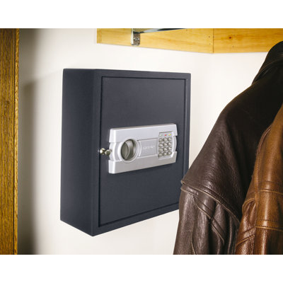Stack-On Strong Box Electronic Lock Drawer / Wall Safe