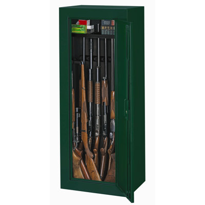 Stack-On 14 Gun Steel Security Cabinet in Green