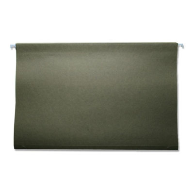 Sparco Products Box Bottom Hanging File Folders, Legal, 25 per Box, Green, 1"-3" Capacity