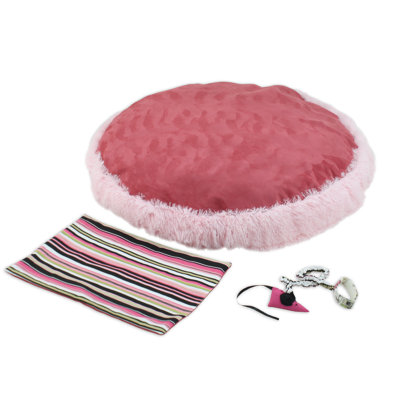 Shaggy 3 Piece Pet Bed Set