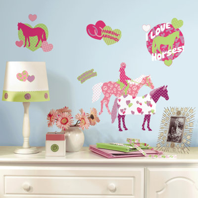 Room Mates Horse Crazy Wall Decal