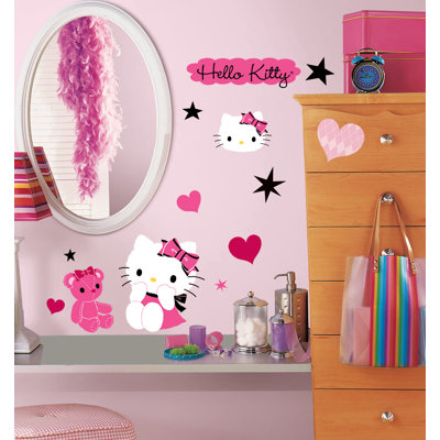 Room Mates Hello Kitty Couture Peel and Stick Wall Decals