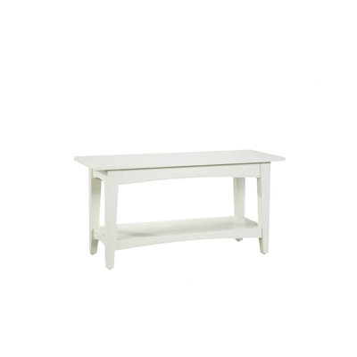 Alaterre Shaker Cottage Bench Table and Coat Hooks