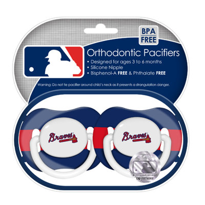 Baby Fanatic MLB 2 Pack Baby Pacifiers