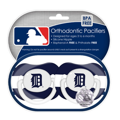 Baby Fanatic MLB 2 Pack Baby Pacifiers