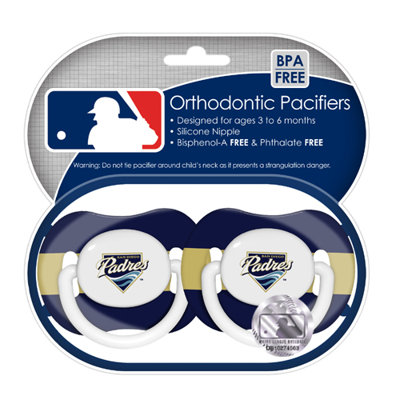 Baby Fanatic MLB 2 Pack Baby Pacifiers