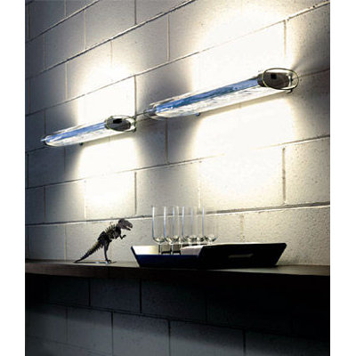 Oluce Line Wall Lamp in Polished