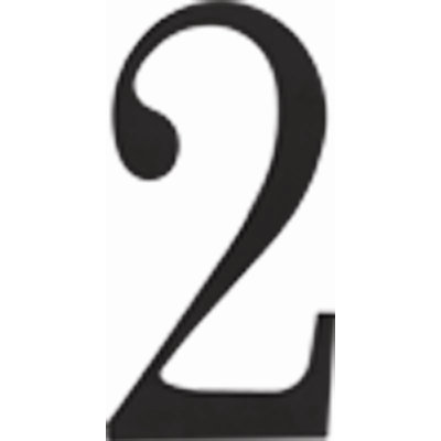 Atlas Homewares 6" The Traditionalist House Numbers