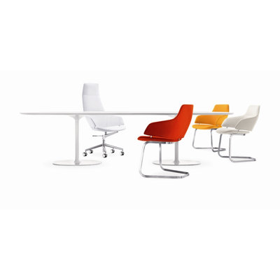 Arper Aston High-Back Leather Executive Task Chair