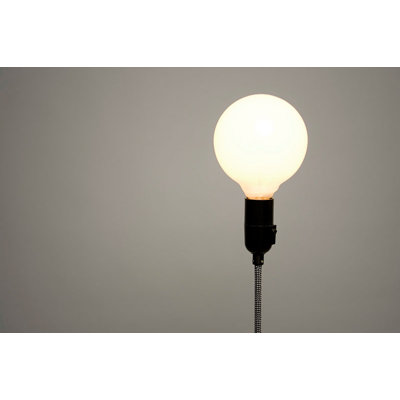 Design House Stockholm Cord Lamp in Black / White by Form Us With Love