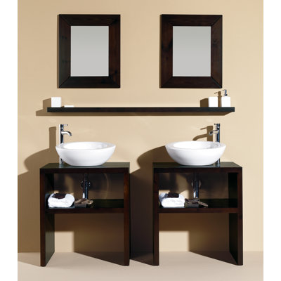 Bissonnet Nava Panticosa Wall Mirror in Wenge