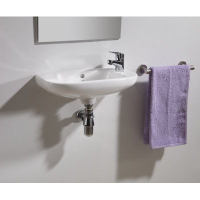 Bissonnet Universal Sena Bathroom Sink in White