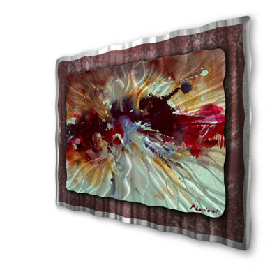 All My Walls Violet Vision by Pol Ledent, Contemporary Wall Art - 23.5" x 32.5"