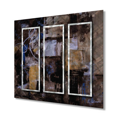 All My Walls Ocean Shore Zone Metal Wall Art