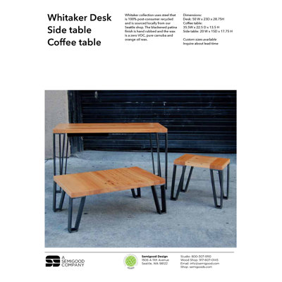 Semigood Design Whitaker Writing Desk
