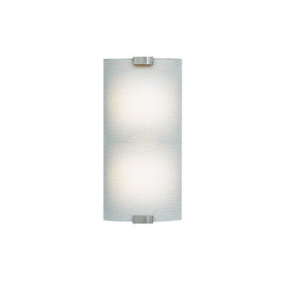 LBL Lighting Omni 277V Medium One Light Outdoor Wall Sconce with Metal Meta in Silver