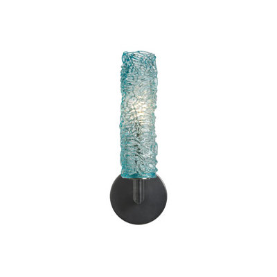LBL Lighting Mini-Isis One Light Wall sconce in Satin Nickel