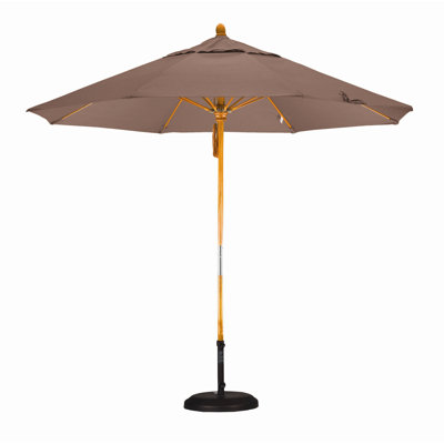 California Umbrella 9' Fiberglass Market Umbrella with Pulley