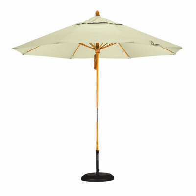 California Umbrella 9' Fiberglass Market Umbrella with Pulley