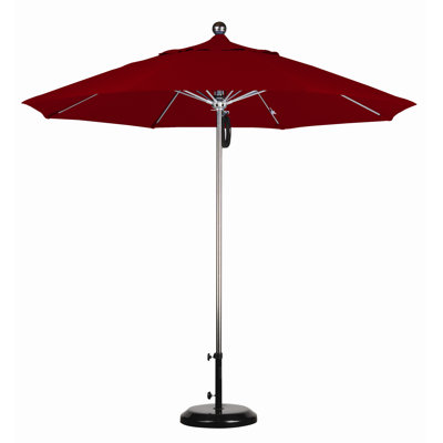 California Umbrella 9' Steel Market Umbrella
