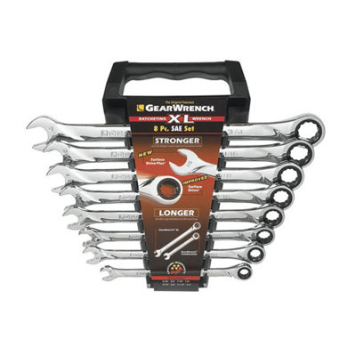 KD Tools 8Pc Gearwrench Sae Xl Combo Set