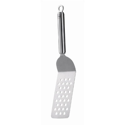 Stainless Steel Perforated Angled Spatula with 6.9