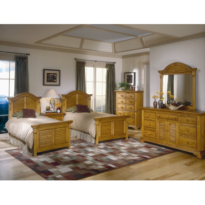 American Woodcrafters Cottage Traditions Panel Bedroom Collection