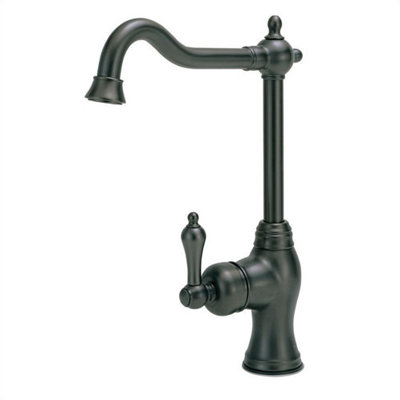 Single Handle Single Hole Kitchen Faucet with Elongated Spout