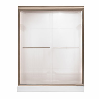 American Standard Euro Frameless By-Pass Bistro Sliding Shower Door
