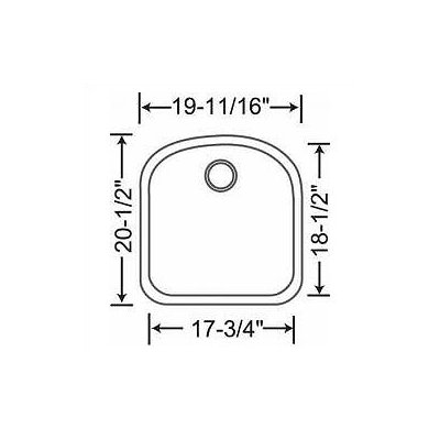 Blanco Wave Plus Single Bowl Undermount Kitchen Sink